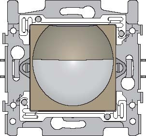 Senzor 123-78010 detektor pohybu, 10A, 8m, 180°, IP20, 230V BRONZE 123-78010
