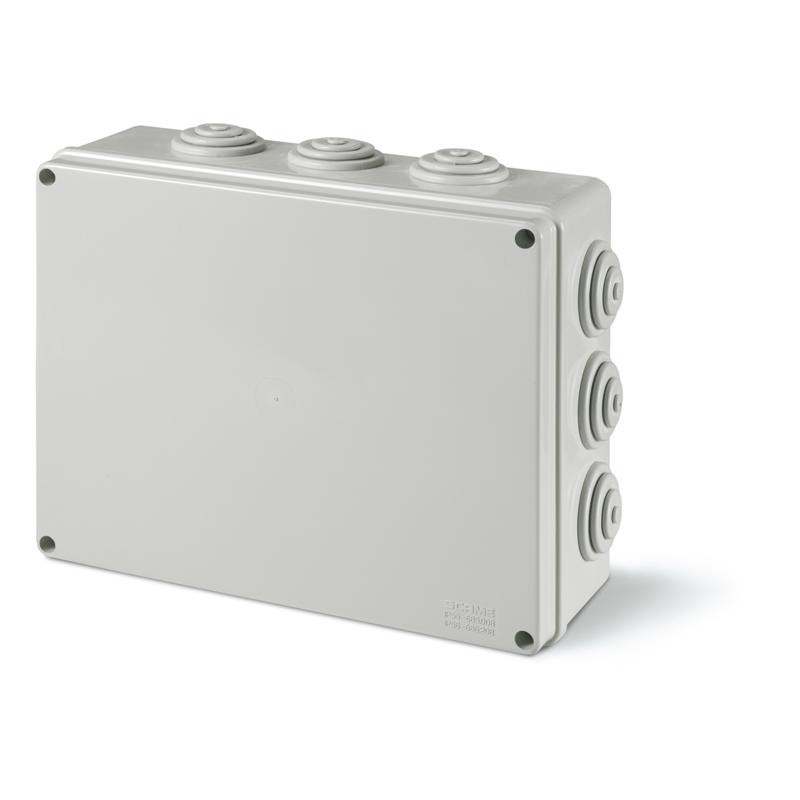 Škatuľa SCABOX 150 x110 x 70 mm IP55 nad omietku, s vývodkami 685.006