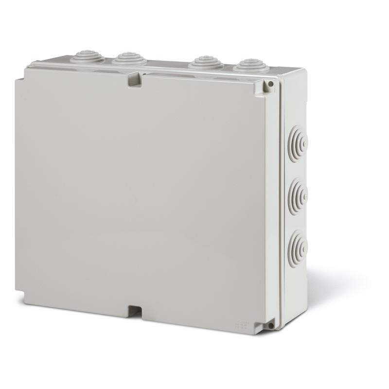 Škatuľa SCABOX 460 x 380 x 130 mm IP55 nad omietku, s vývodkami 685.011