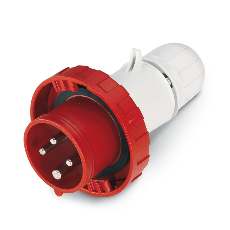 Vidlica 218.6337 OPTIMA spojovacia 400V, 63A, 3P+N+PE, s kábl. prechodkou a zvýšeným krytím, IP67 218.6337