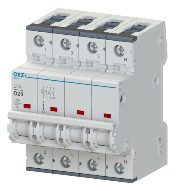 Istič LTN 20C/3N 3+N-pólový 10kA 41831
