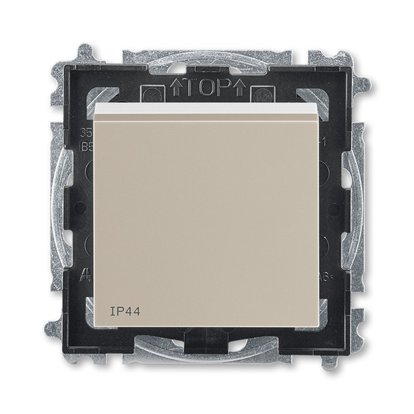 Spínač LEVIT č.6, IP44; macchiato/biela 3559H-A06940 18