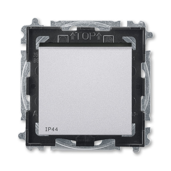 Spínač LEVIT č.6, IP44; titanová/dymová čierna 3559H-A06940 70