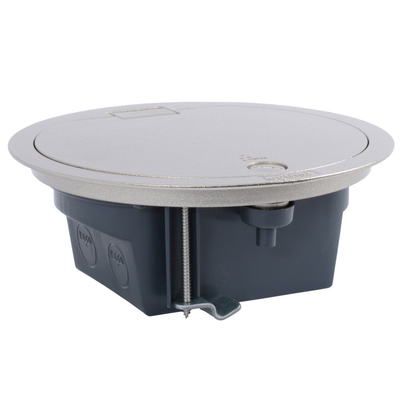 Škatuľa IP66 BOX podlahová, s výklopným krytom, 4M, nerez 088064