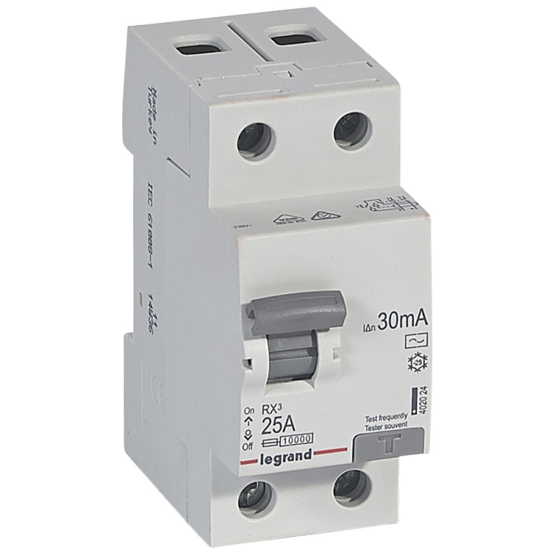 Chránič 2P RX3 25A 30mA prúdový AC 402024