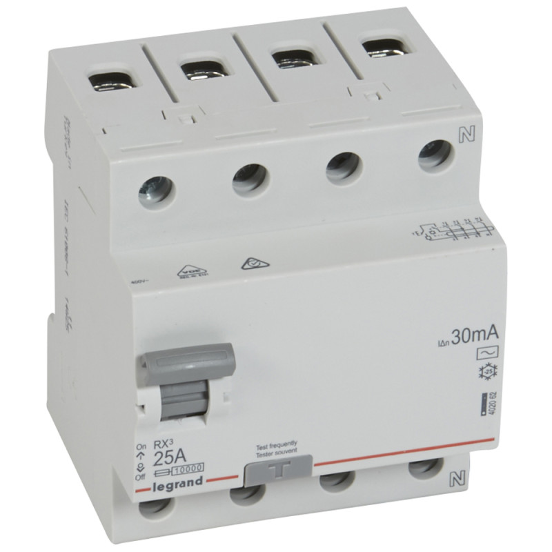 Chránič 4P RX3 25A 30mA prúdový AC 402062