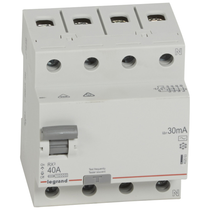 Chránič 4P RX3 40A 30mA prúdový AC 402063