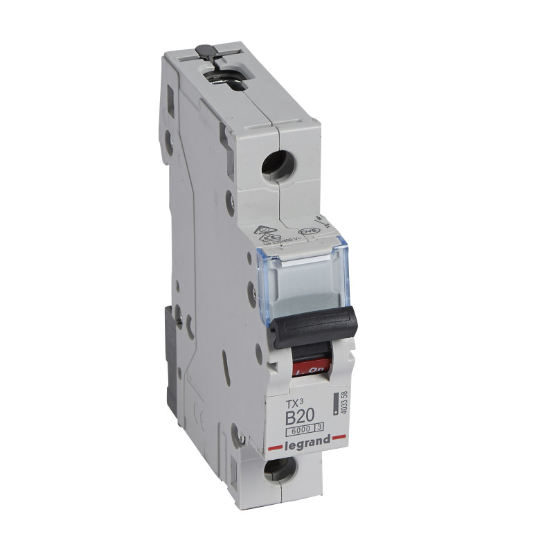 Istič MCB TX3 1P B20 6kA 230V 403358