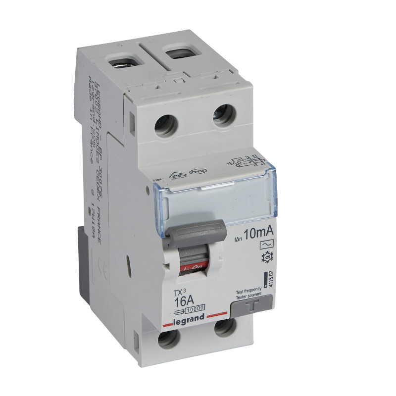 Chránič 2P TX3 ID D 16A 10mA prúdový char.AC 411502