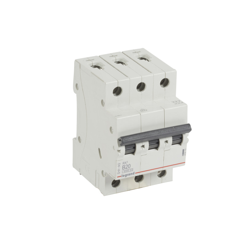 Istič MCB RX3 3P B20 6kA 400V 419170