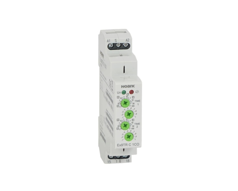 Relé NOARK Ex9TR C 1CO časové, 1x prep.kontakt 16A, 12-240V AC/DC 111729