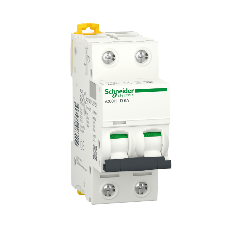 Istič ACTI9 IC60H 2P 6A D 10kA A9F85206