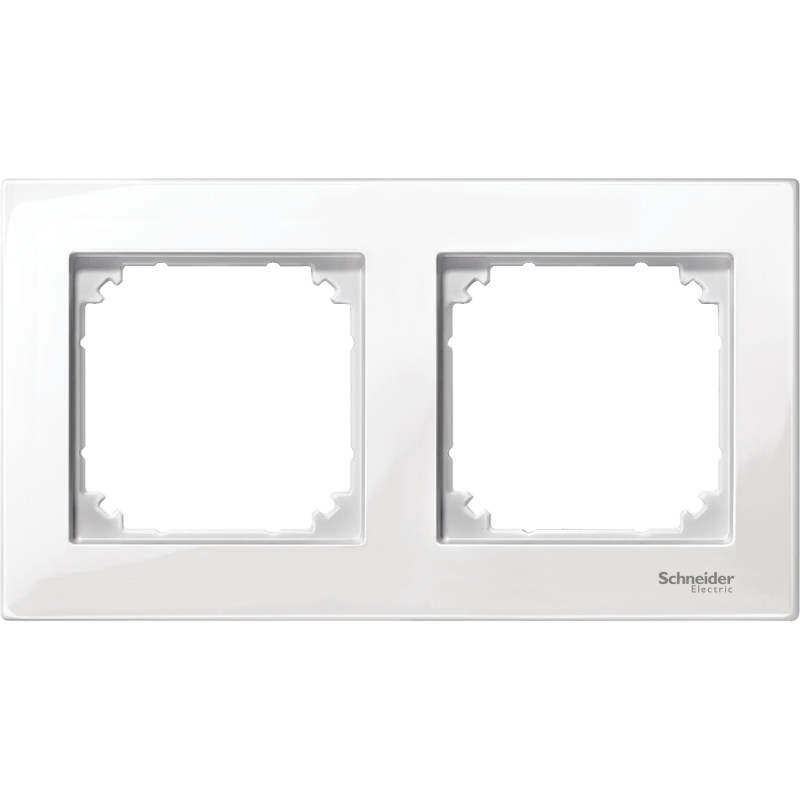 Rámček MERTEN M-Plan 2-násobný biely POLAR WHITE MTN515219