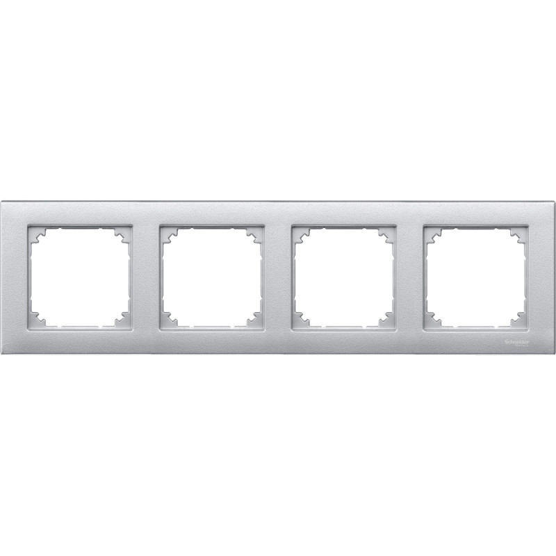 Rámček MERTEN M-Plan 4-násobný ALUMINIUM MTN486460