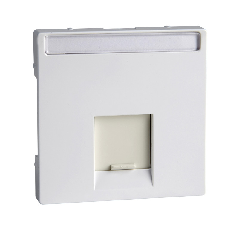Kryt MERTEN System M dát.zásuvky 1xRJ45, ACTIVE biely MTN469825