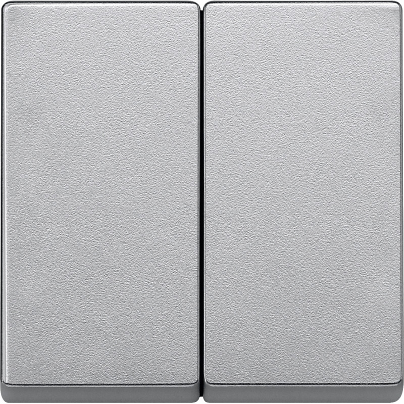 Kryt MERTEN spínača delený (č.5,6+6) ALUMINIUM MTN433560