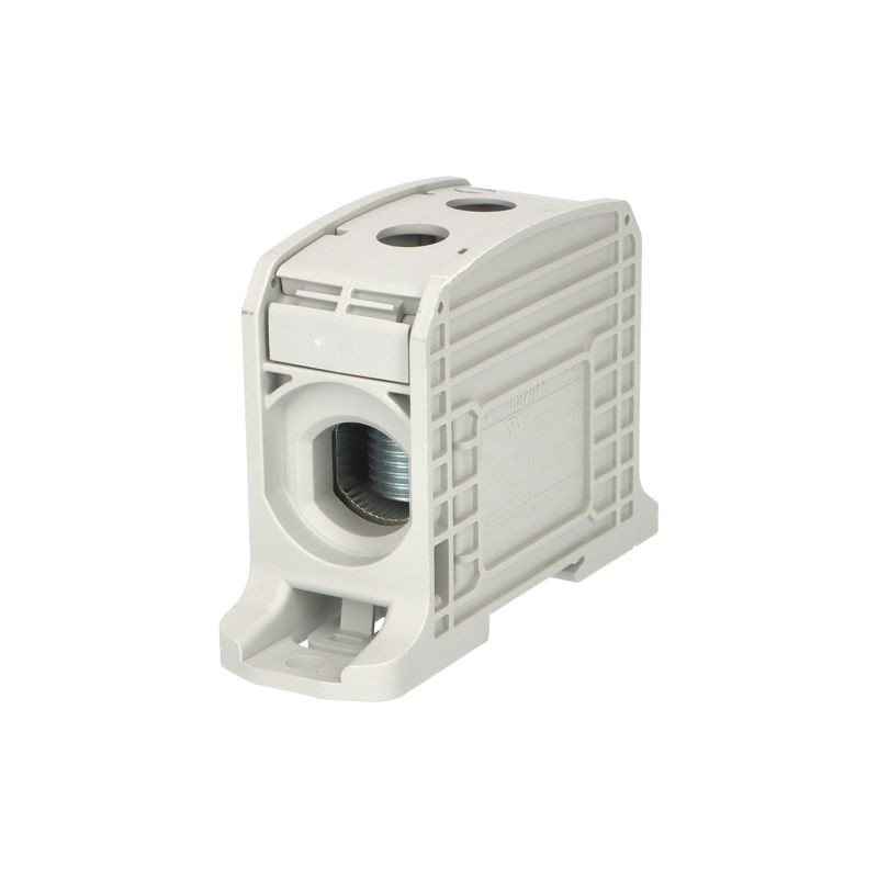Svorka RKA 185 L G univerzálna krytá, 1-pól, šedá, 1x2 svorky (95÷185mm2), Cu: 365A / Al: 250A, 73,5x37,5x1 1312100