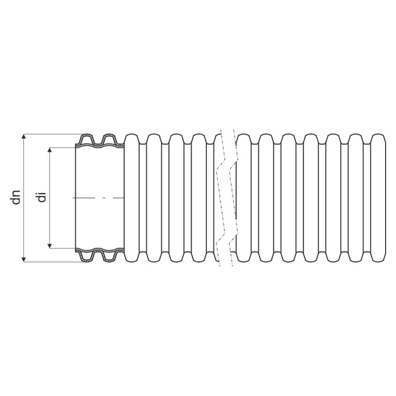 Rúrka KF 09125 BA dvojplášťová červená KOPOFLEX 8595057618336