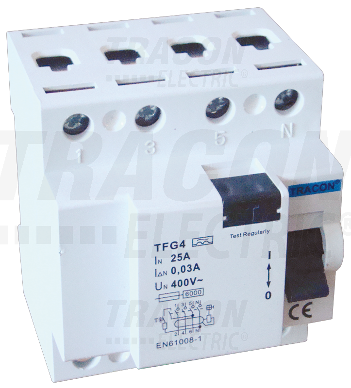 Chránič TFG4-40300 prúdový 40A/300mA, 4p TFG4-40300