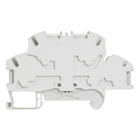 Svorka LE037267  2 posch. 4mm2 radov� siv� Viking 3 pru�inov� 037267