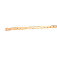 Zbernica LE037418 25x5/330A M6/18mm l=1750mm Cu 037418