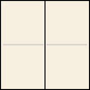 Kryt 100-00007  BUS / RF  2x1/2 CREAM 100-00007