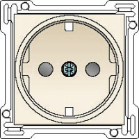 Kryt 100-66901  z�suvky, SCHUKO, s detskou poistkou CREAM 100-66901