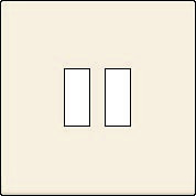 Kryt 100-68001  z�suvky dvojitej USB nab�ja�ky - CREAM 100-68001