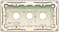 �katu�a 100-77500  na povrchov� mont� 2-n�sobn� CREAM 100-77500