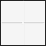 Kryt 101-00007  BUS / RF  2x1/2 WHITE 101-00007