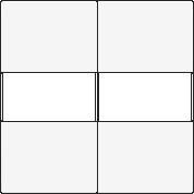 Kryt BUS / RF  2x1/2 TEXT WHITE 101-00012
