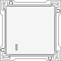 Kryt 101-60005  s okienkom-WHITE 101-60005