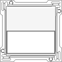 Kryt 101-60905  s popisn�m �t�tkom-WHITE 101-60905