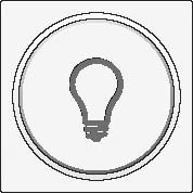 Kryt 101-64008  Stredov� kryt tla�idlo 6A, piktogram svetlo, WHITE 101-64008