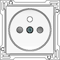 Kryt 101-66601  z�suvky 28,5mm s detskou poistkou-WHITE 101-66601