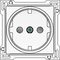 Kryt 101-66901  z�suvky, SCHUKO, s detskou poistkou WHITE 101-66901