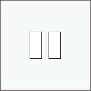 Kryt 101-68001  z�suvky dvojitej USB nab�ja�ky - WHITE 101-68001