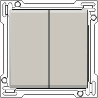 Kryt 102-61505  2x1/2 LIGHT GREY 102-61505