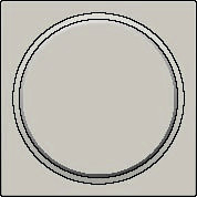 Kryt 102-64006  Stredov� kryt tla�idlo 6A-LIGHT GREY 102-64006