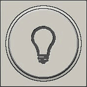 Kryt 102-64008  Stredov� kryt tla�idlo 6A-svetlo-LIGHT GREY 102-64008