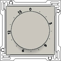 Kryt 102-64806  Stredov� kryt �asova�a 15min-LIGHT GREY 102-64806