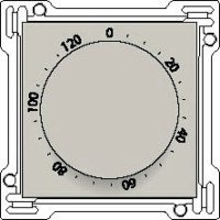 Kryt 102-64906  Stredov� kryt �asova�a 120min-LIGHT GREY 102-64906
