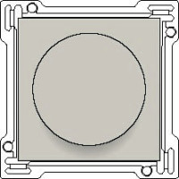 Kryt 102-65937  Stredov� kryt sp�na�a ventil�tora-LIGHT GREY 102-65937
