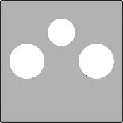Kryt DOPREDAJ / 121-69551 stredov� TV+R+SAT-STERLING 121-69551