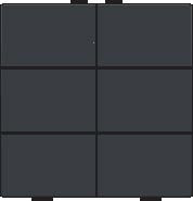 Sp�na� 122-51006  NHC 6-n�sobn� ovl�da� - ANTHRACITE 122-51006