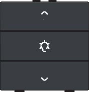 Sp�na� 122-51043  NHC 3-n�sobn� ovl�da� 1x stmievanie - ANTHRACITE 122-51043