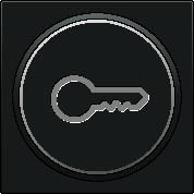 Kryt 122-64009  Stredov� kryt tla�idlo 6A -k���-ANTHRACITE 122-64009