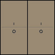 Kryt 123-00008  BUS / RF  2x1/2 ""I-O"" BRONZE 123-00008