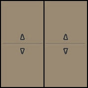 Kryt 123-00010  BUS / RF  2x1/2 U-D BRONZE 123-00010