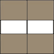 Kryt 123-00012  BUS / RF  2x1/2 TEXT BRONZE 123-00012